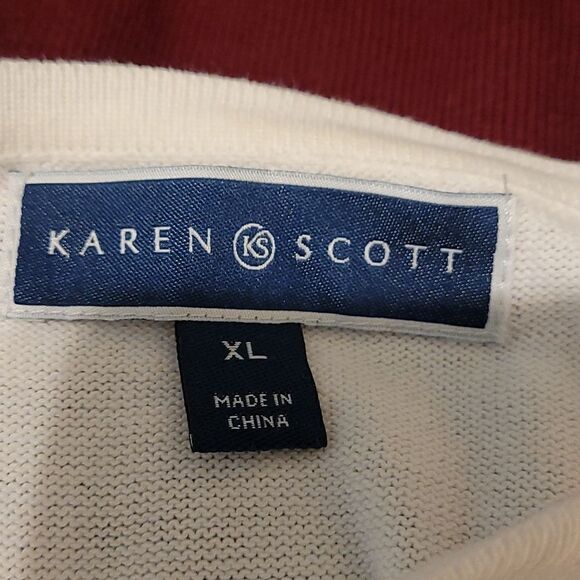 Karen Scott color block sweater - Picture 4 of 6